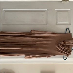 Fall Dress with Open Shoulder